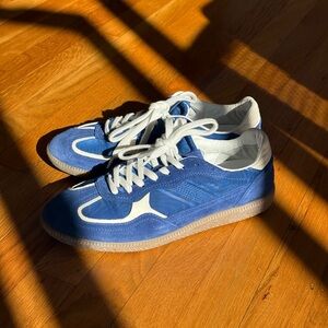 ALOHAS tb.490 rife sheen blue leather sneakers